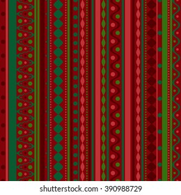 Seamless vector texture pattern. Vector stripes pattern. Vintage ethnic seamless backdrop.