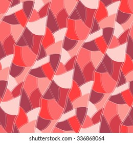 Seamless vector texture with red garnet tiles