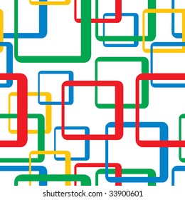 Seamless vector texture with rounded rectangles