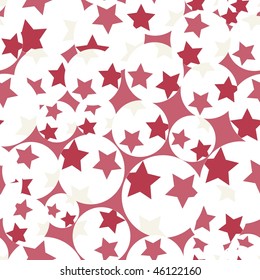 Seamless vector texture with stars