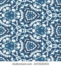 SEAMLESS VEKTOR TIE DYE KALEIDOSKOPE INK BLÖTTSCHMERZSCHMERZSCHMERZSCHIRM