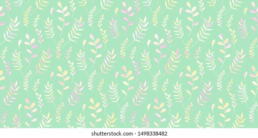 Seamless vector tile pattern. Textile ornament. Abstract nature background
