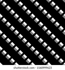 Seamless vector. Tilted blocks image. Diagonal strokes pattern. Slanted dashes motif. Folk ornament. Rectangles background. Tribal wallpaper. Ethnic backdrop. Digital paper, textile print. web design.