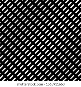 Seamless vector. Tilted hatches image. Folk ornament. Rectangles background. Diagonal strokes pattern. Slanted dashes motif. Tribal wallpaper. Ethnic backdrop. Digital paper, textile print