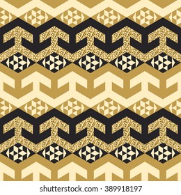 Seamless vector traditional ancient arabic pattern