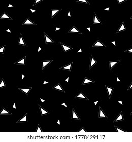 Seamless Vector triangle design illustration Pattern. Great for Fabrics, Scrap booking, bullet journal, textiles, blankets, pillows, cover,
