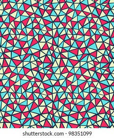 Seamless vector triangle pattern