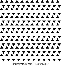 Seamless vector. Triangles ornament. Geometrical backdrop. Triangular shapes pattern. Geometric figures background. Polygons motif. Digital paper, textile print, web design, abstract wallpaper
