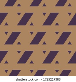 Seamless vector. Triangles, parallelograms background. Quadrangular, triangular shapes backdrop. Geometrical pattern. Ethnic ornament. Digital paper, web design, textile print, abstract wallpaper.