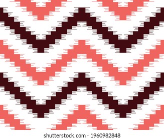 Seamless vector tribal pattern design