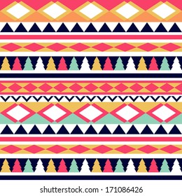 Seamless Hand Drawn Watercolor Ethnic Tribal Stock Photo (Edit Now ...