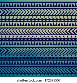 Seamless vector tribal texture. Tribal vector pattern. 