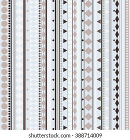 Seamless vector tribal texture pattern. Vector stripes pattern. Vintage ethnic seamless backdrop.