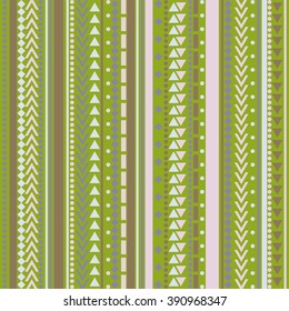 Seamless vector tribal texture pattern. Vector stripes pattern. Vintage ethnic seamless backdrop.