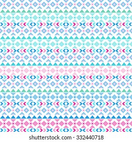Seamless vector tribal texture. Tribal seamless texture. Vintage ethnic seamless backdrop. Boho stripes. Striped vintage boho fashion style pattern background with tribal shape elements.