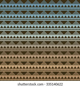 Seamless vector tribal texture. Tribal seamless texture. Vintage ethnic seamless backdrop. Boho stripes. Striped vintage boho fashion style pattern background with tribal shape elements.