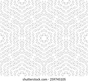 Seamless vector turkish geometric pattern with monochrome hexagons.
