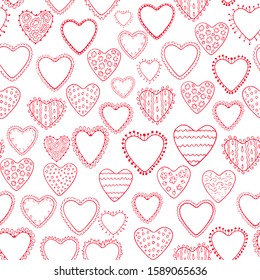 seamless vector valentine vector pattern background image 