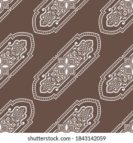 Seamless vector vintage floral pattern design
