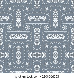 Seamless vector vintage floral pattern design