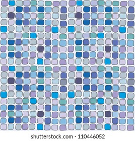 Seamless vector vitrage square texture