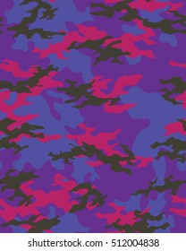 Seamless vector wallpaper. Fashionable camouflage pattern, vector illustration.Military print.