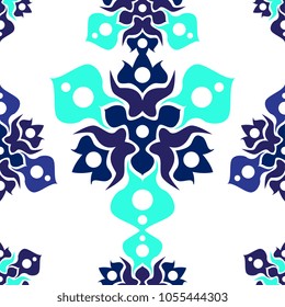 Seamless vector wallpaper mandala Print