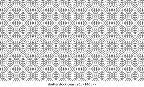 Fondo de pantalla de Vector sin costuras con geometría lineal minimalista en blanco y negro sobre un fondo blanco limpio, ideal para superficies modernas, marca y diseño digital