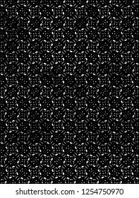 Seamless vector wallpaper of perforated gray metal plate. Vector design.