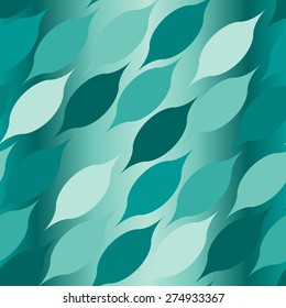 Seamless vector wallpaper with stylized green UFO