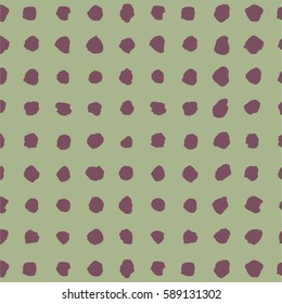 Seamless vector watercolor pattern with blue dots for textile, ceramics, fabric, print, cards, wrapping