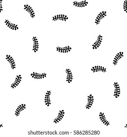 Seamless vector watercolor pattern with green blades for textile, ceramics, fabric, print, cards, wrapping