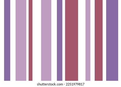 Seamless vector white colorful background fabric pattern stripe unbalance stripe patterns cute vertical pink purple pastel color tone stripes different size symmetric wallpaper .