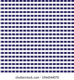 Seamless vector white and navy blue check, tartan and plaid pattern background. Suitable for wallpaper, fabric, textile, packaging and other design projects. 