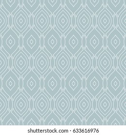 Seamless vector white ornament. Modern background. Geometric modern pattern