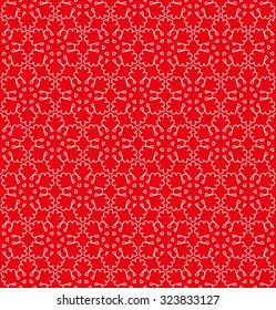 Seamless vector winter snowflakes background