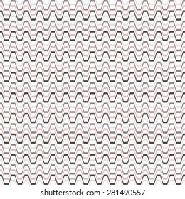 Seamless vector wrapping pattern with zigzag.