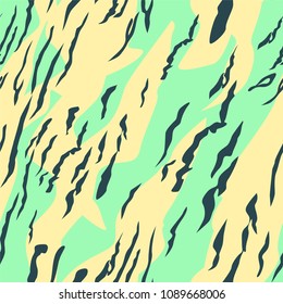 Seamless vector yellow animal pattern/ Africa tiger background