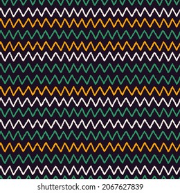 Seamless vector zig zag pattern