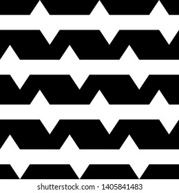 Seamless vector. Zigzag lines background. Jagged stripes pattern. Geometric waves ornament. Curves image.Wavy motif. Digital paper, textile print, web design, abstract backdrop.