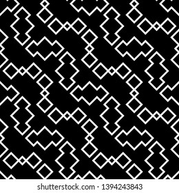 Seamless vector.Tribal pattern. Ethnic ornament. Rhombuses, figures motif. Geometric backdrop. Figures background. Folk wallpaper. Digital paper, textile print, abstract