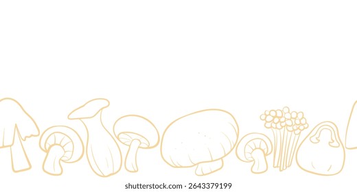 A seamless vegetable pattern in doodle hand-drawn style, featuring various veggies. Perfect for digital backgrounds, packaging, wrapping paper, textiles, kitchen decor, and wallpaper designs.