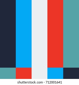 Seamless vertical abstract geometric vector pattern. Ornament of lines in colors pink, red, violet, green, brown, black and white. Gift wrapping paper, bed sheets and interior, cloth, fabric.