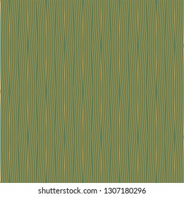 Seamless of vertical arc lines pattern vector. Design stroke yellow on green background. Design print for illustration,   wallpaper, background, textile. Set 7