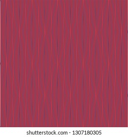 Seamless of vertical arc lines pattern vector. Design stroke blue on redbackground. Design print for illustration,   wallpaper, background, textile. Set 9