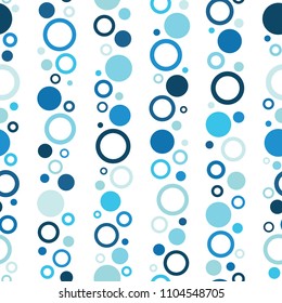 seamless vertical bubble column vector pattern on white background