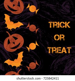 Seamless vertical Halloween pattern
