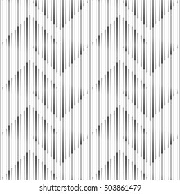 Seamless Vertical Line Pattern Vector Monochrome Stock Vector (Royalty