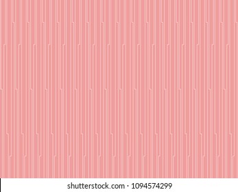 Seamless vertical line zigzag pattern vector. Design stipe thin line white on pink background. Design print for textile, fabric, wallpaper, background. Set 3