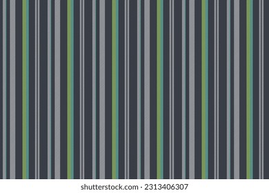 Seamless vertical lines of textile stripe background with a texture fabric vector pattern in dark and white colors.